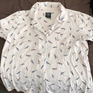 Bird pj top